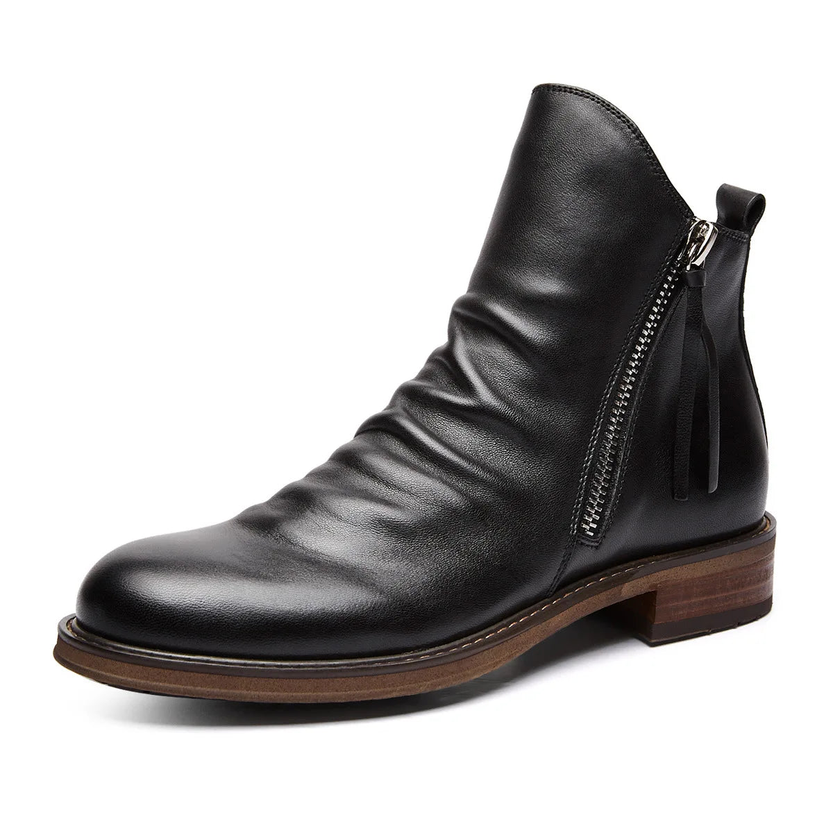 Chelsea-Stiefel aus Leder für Herren