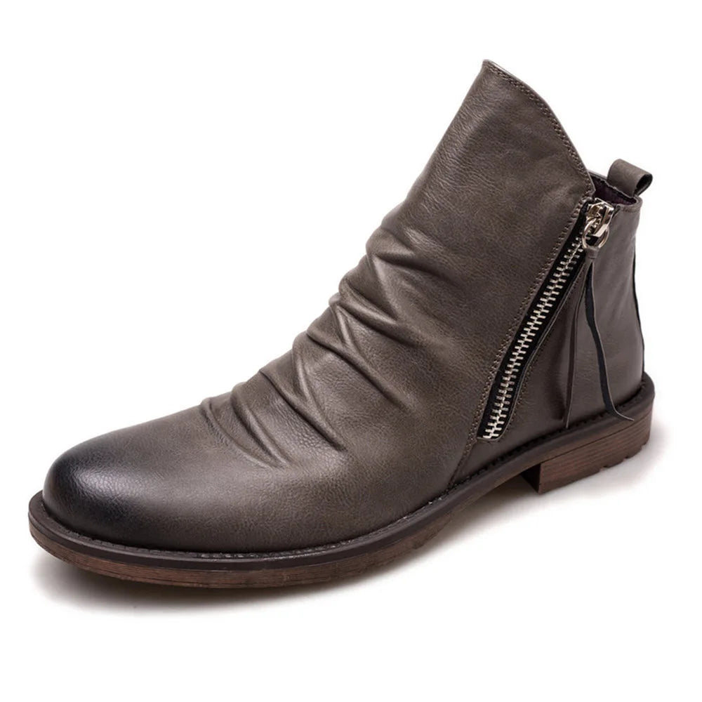 Chelsea-Stiefel aus Leder für Herren