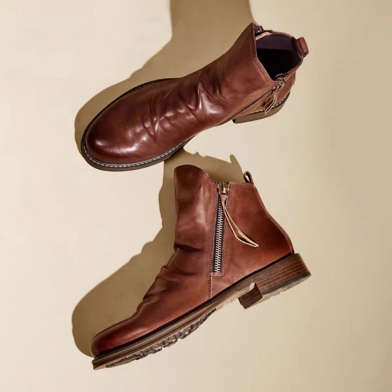 Chelsea-Stiefel aus Leder für Herren