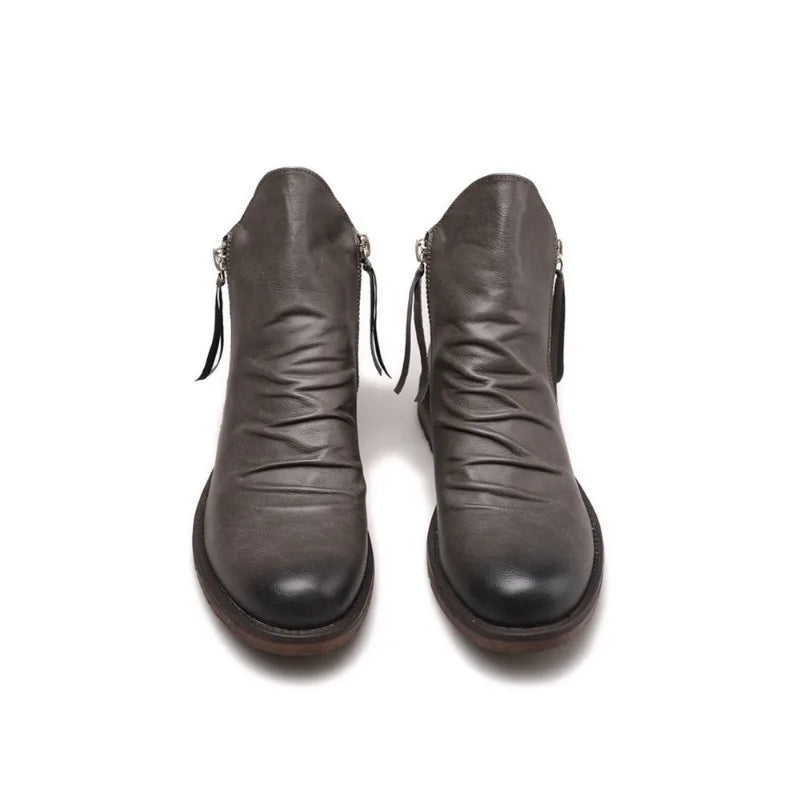 Chelsea-Stiefel aus Leder für Herren