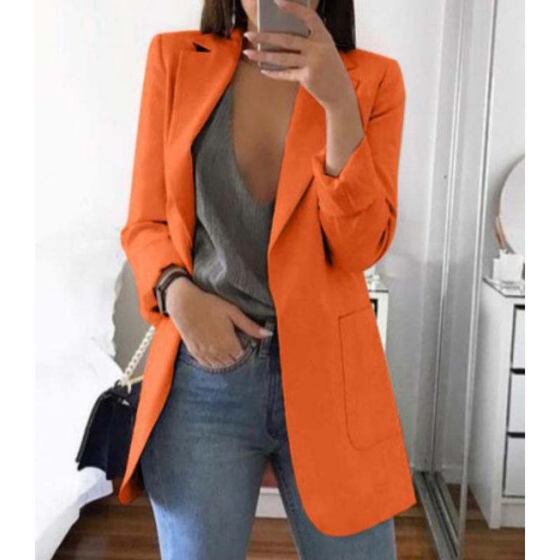 Damen Blazerjacke mit klassischem Schnitt