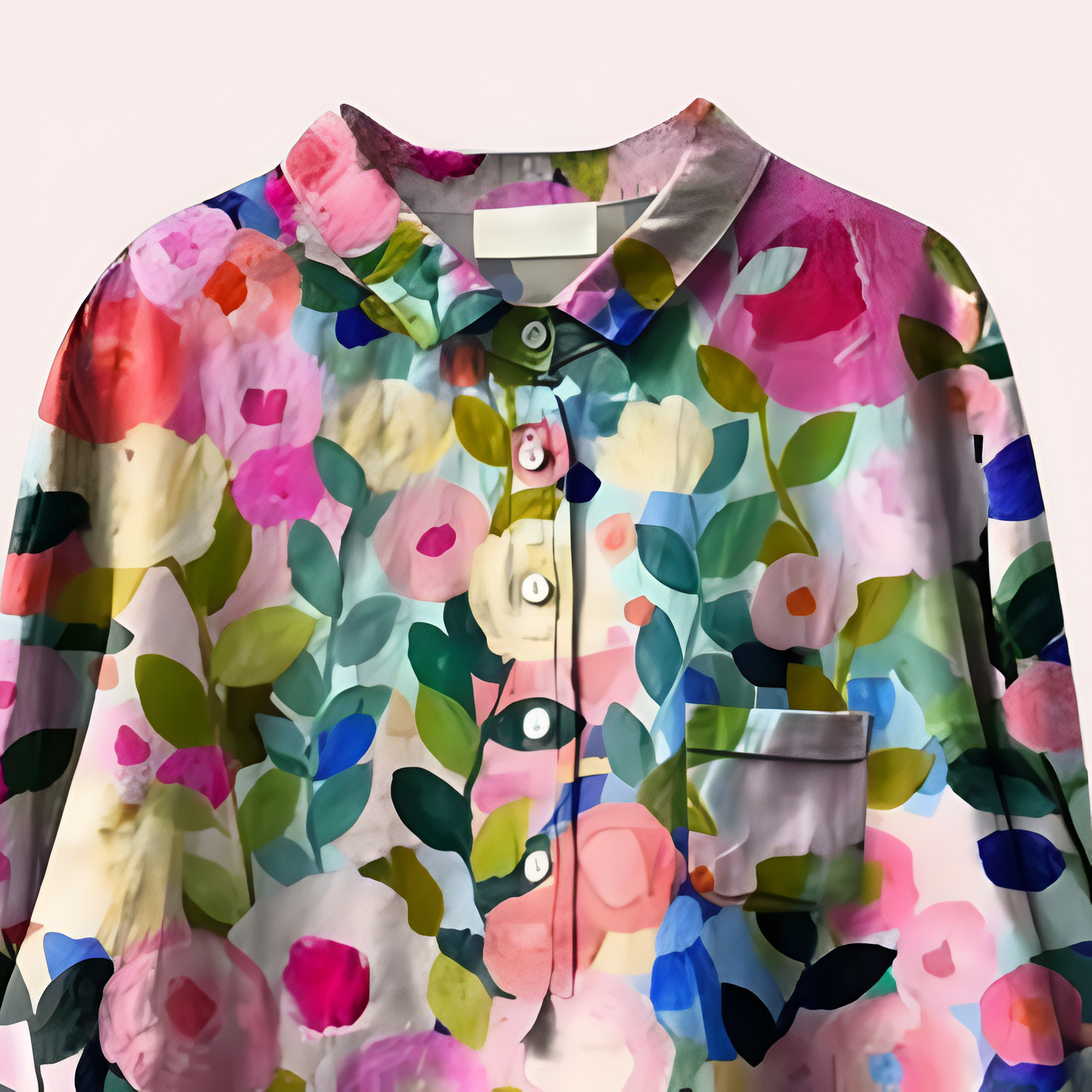Damen Bluse mit Blumendruck