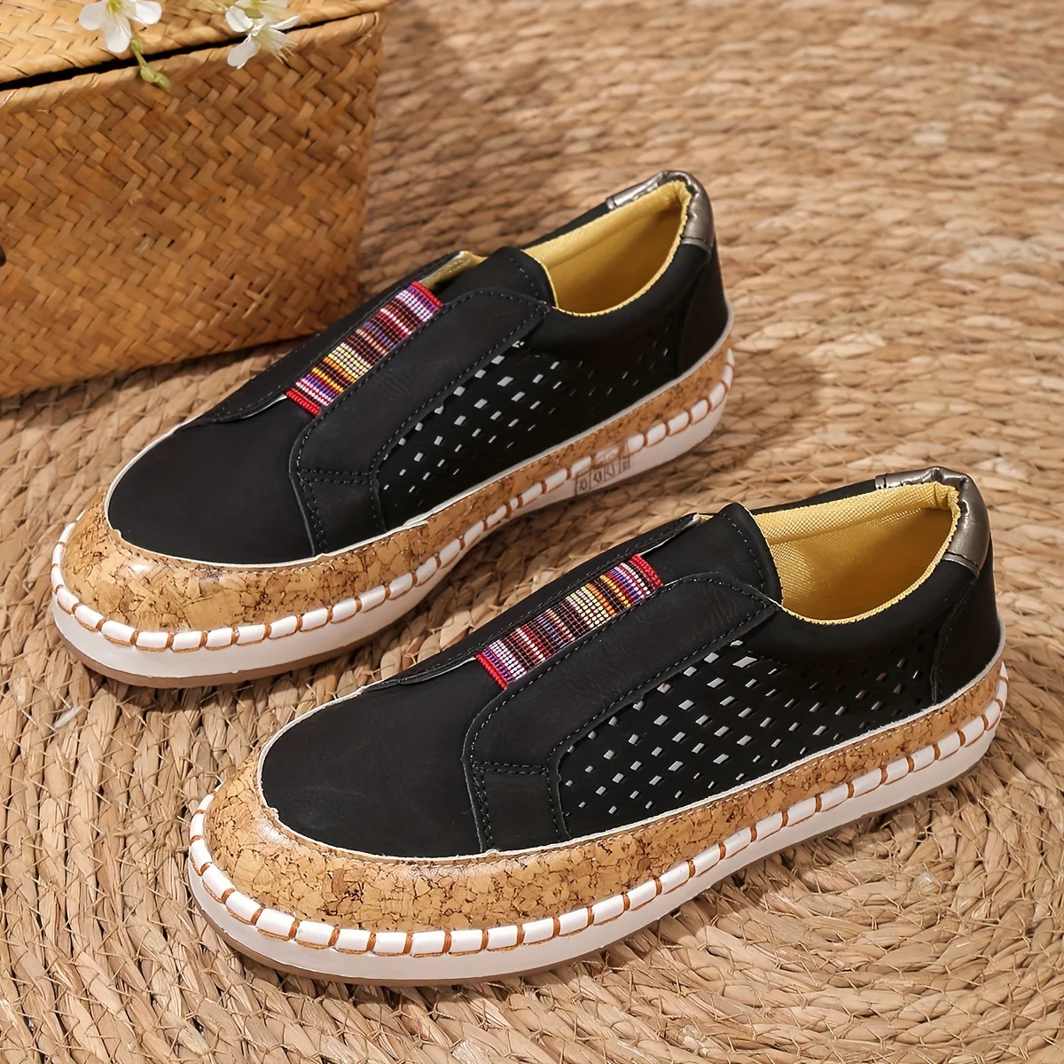 Damen Freizeitschuhe mit leichtem Obermaterial und rutschfester Sohle