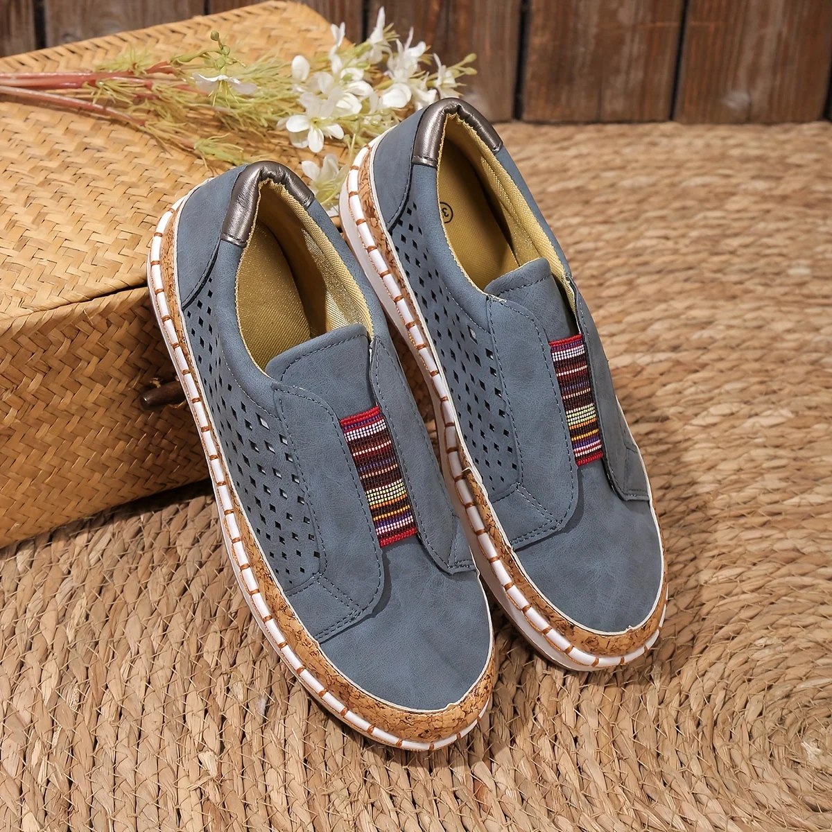 Damen Freizeitschuhe mit leichtem Obermaterial und rutschfester Sohle