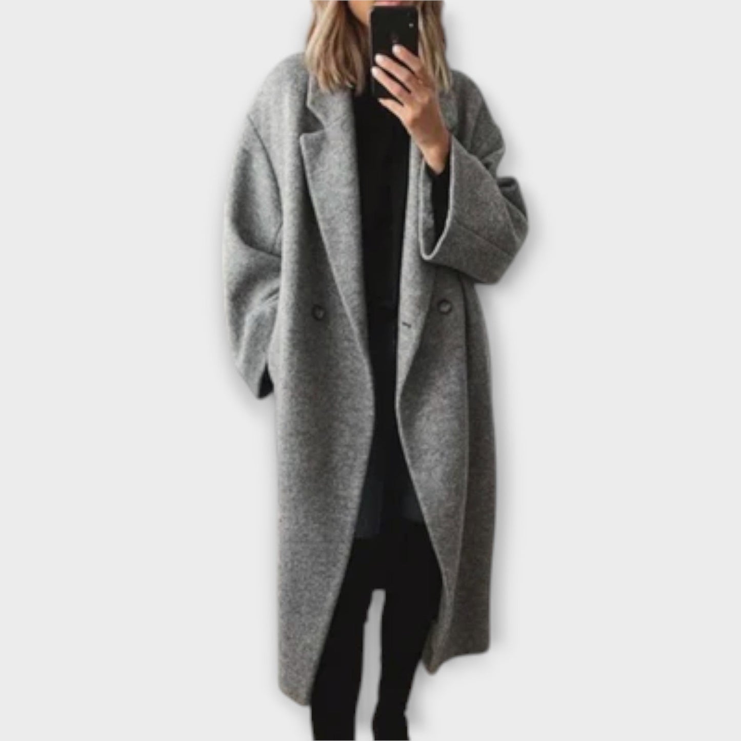 Damen Mantel mit Reverskragen | Elegant & Zeitlos