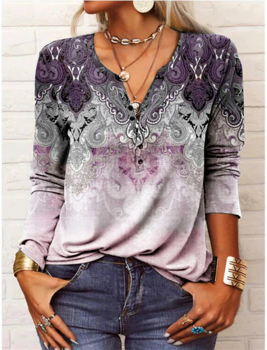 Damen Moderne Bluse | Langarm