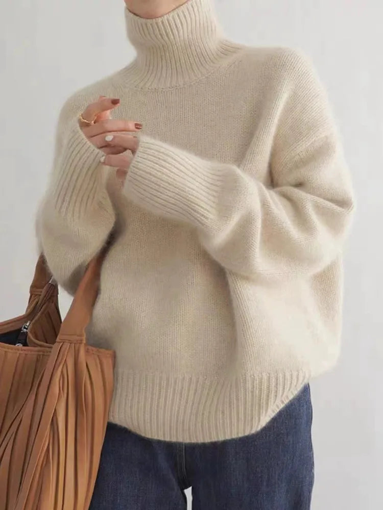 Damen Rollkragenpullover