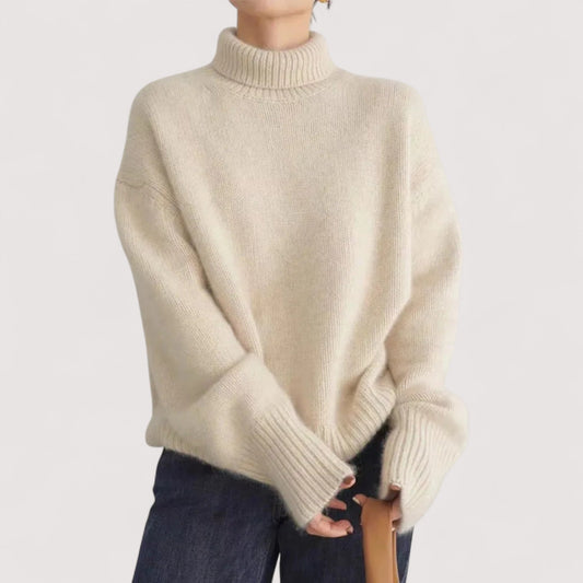 Damen Rollkragenpullover – Weich, warm und elegant