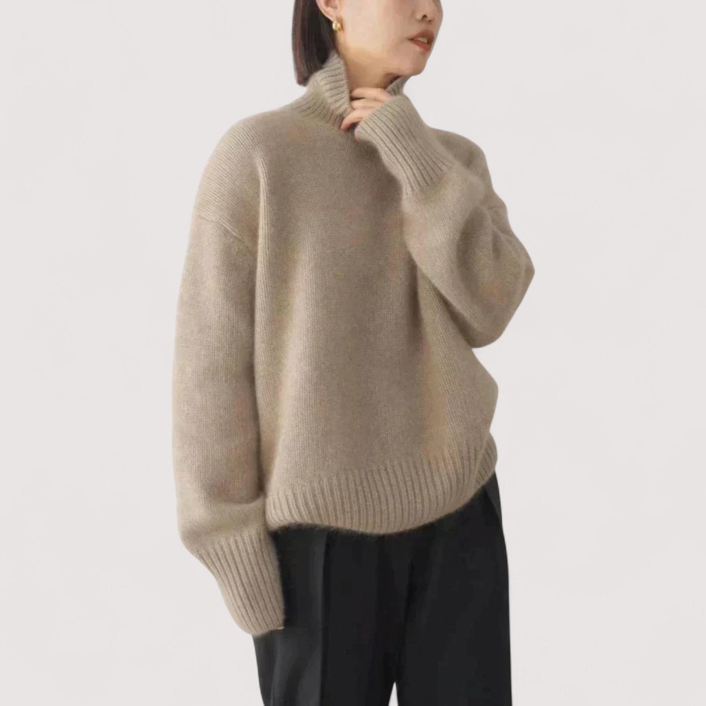 Damen Rollkragenpullover – Weich, warm und elegant