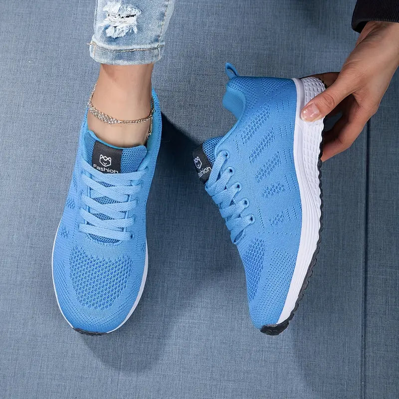 Damen Sportschuhe mit Strickoberfläche