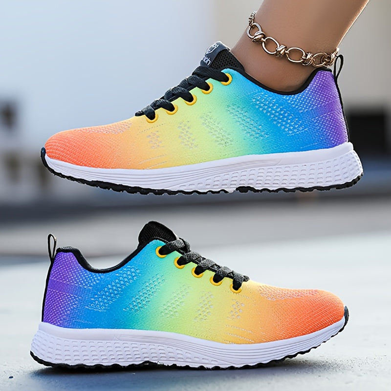 Damen Sportschuhe mit Strickoberfläche
