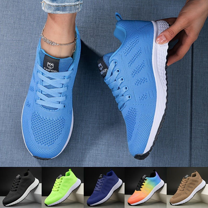 Damen Sportschuhe mit Strickoberfläche
