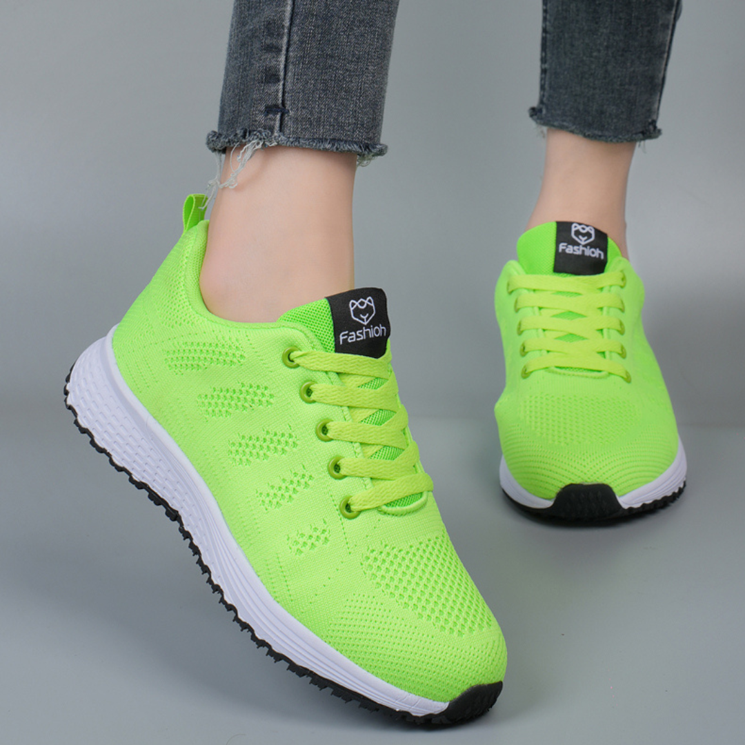 Damen Sportschuhe mit Strickoberfläche