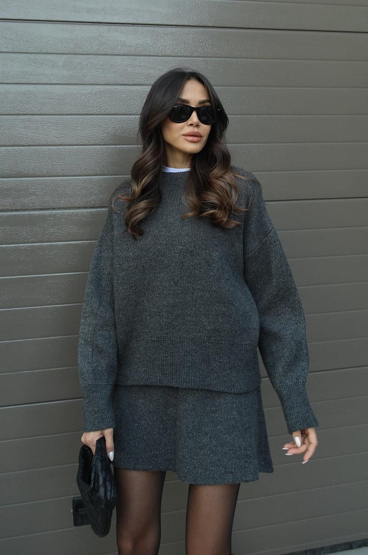 Damen Strickset | Zweiteilig