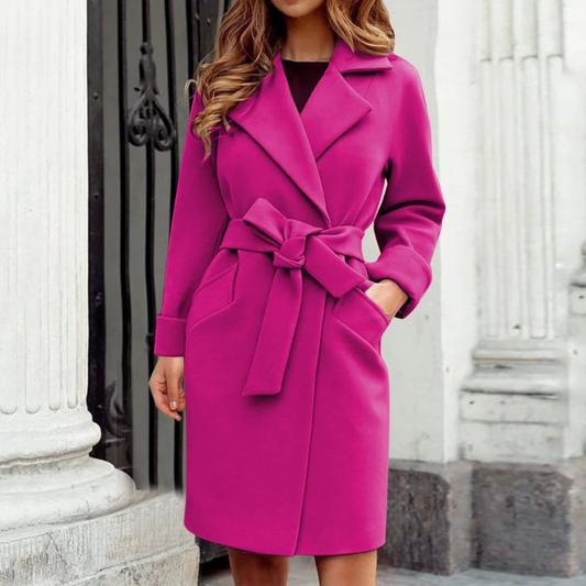 Damen Winter-Trenchcoat in Langform