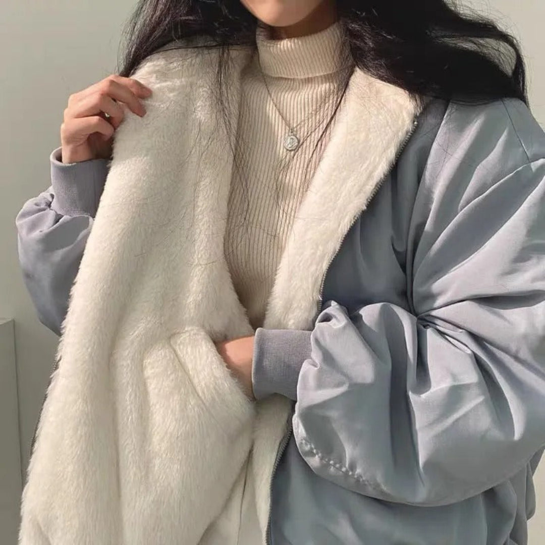 Damen Winterjacke mit Kapuze