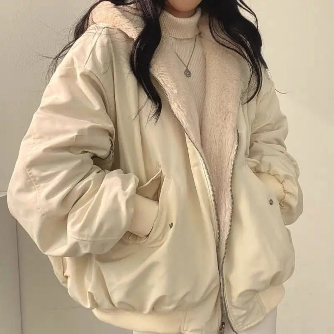 Damen Winterjacke mit Kapuze