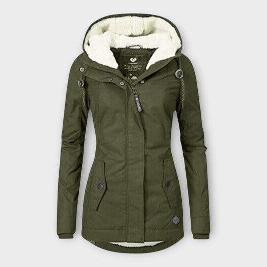 Damen Winterjacke mit Steppfutter | Wasserabweisend & Gefüttert