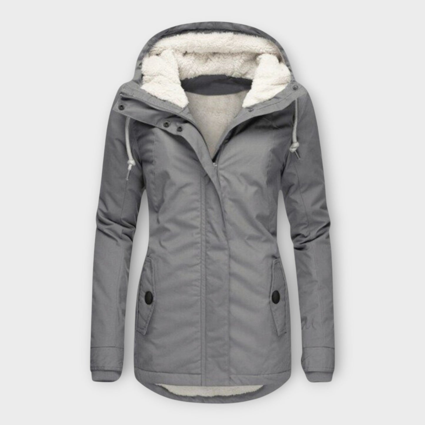 Damen Winterjacke mit Steppfutter | Wasserabweisend & Gefüttert