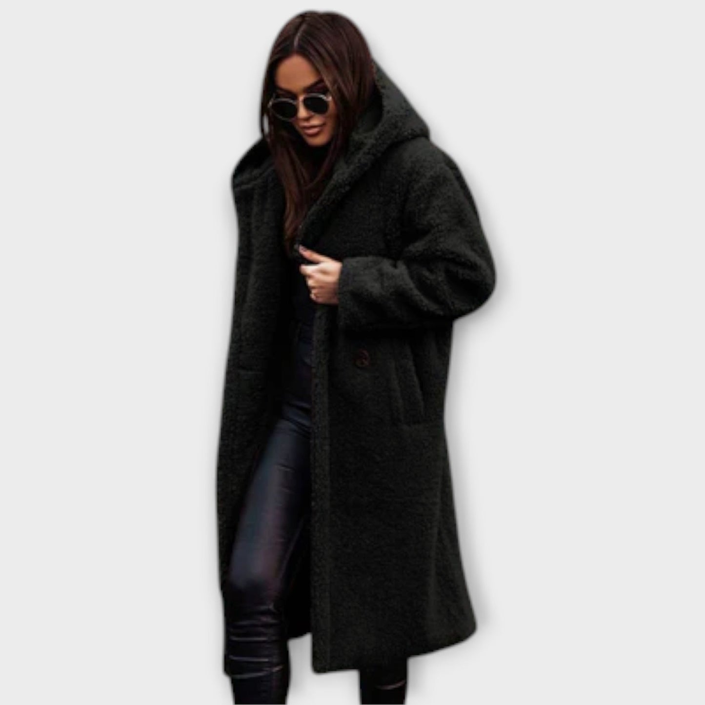 Damen Wintermantel mit Kapuze | Warm & Lang