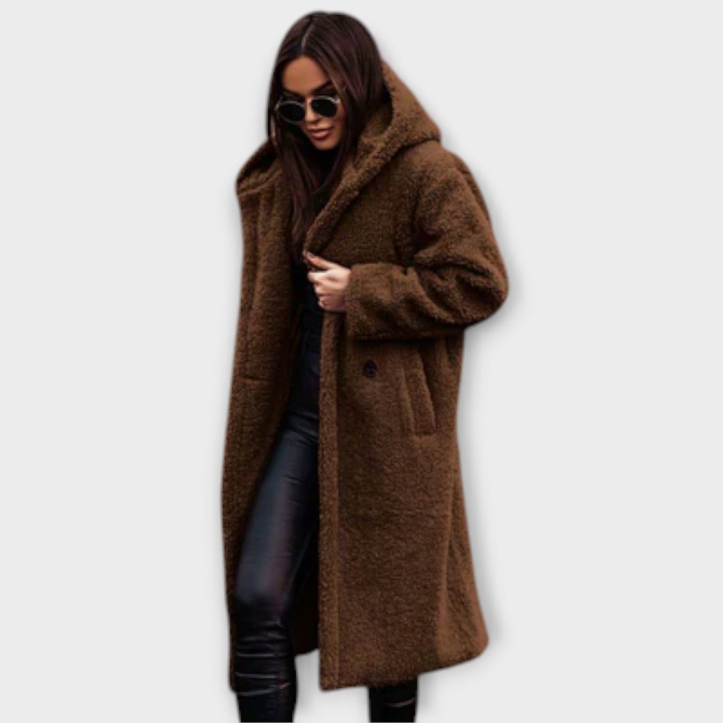 Damen Wintermantel mit Kapuze | Warm & Lang