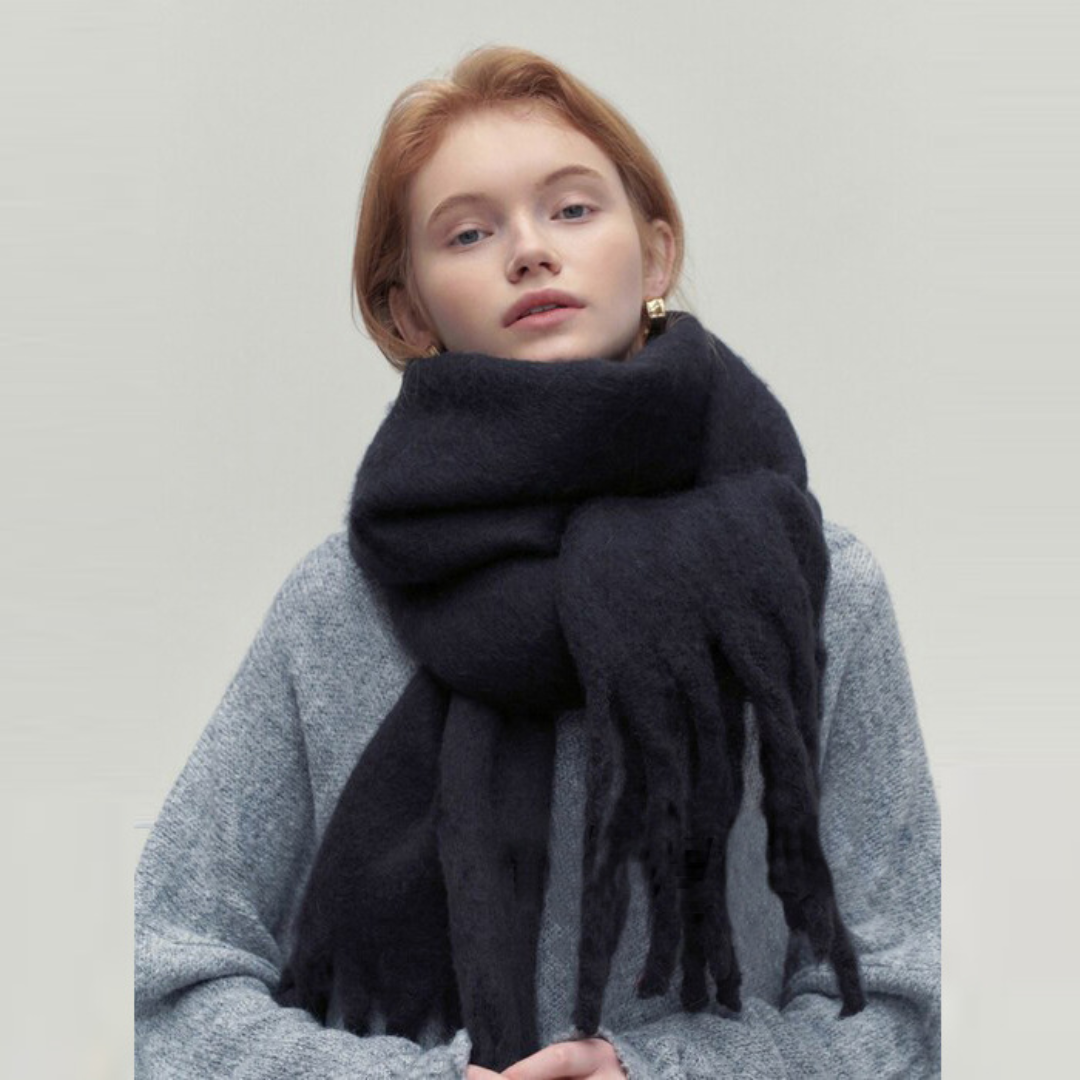 Damen Winterschal | Weiches Strickmaterial | Warm & Stilvoll für kalte Tage