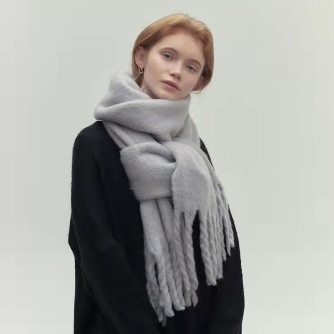 Damen Winterschal | Weiches Strickmaterial | Warm & Stilvoll für kalte Tage