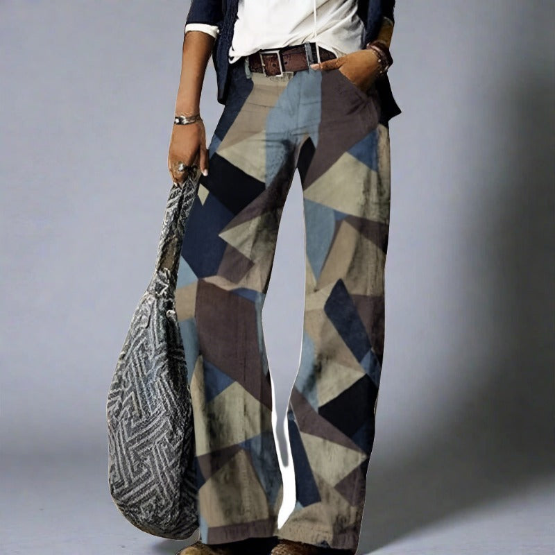 Damenjeans mit Blumendruck