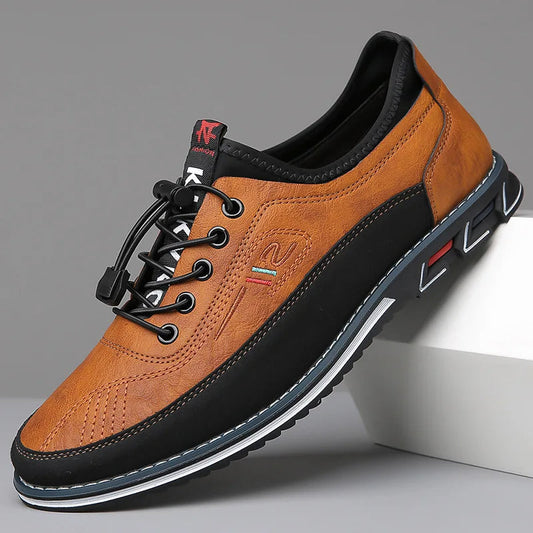 Elegante Herren-Schnürschuhe im klassischen Oxford-Stil