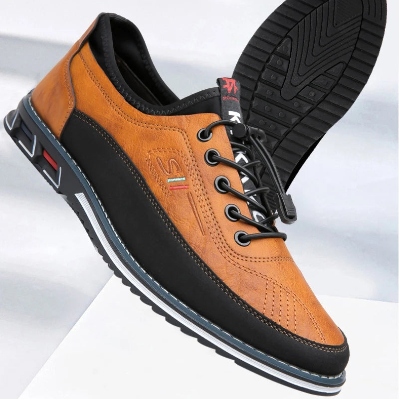 Elegante Herren-Schnürschuhe im klassischen Oxford-Stil