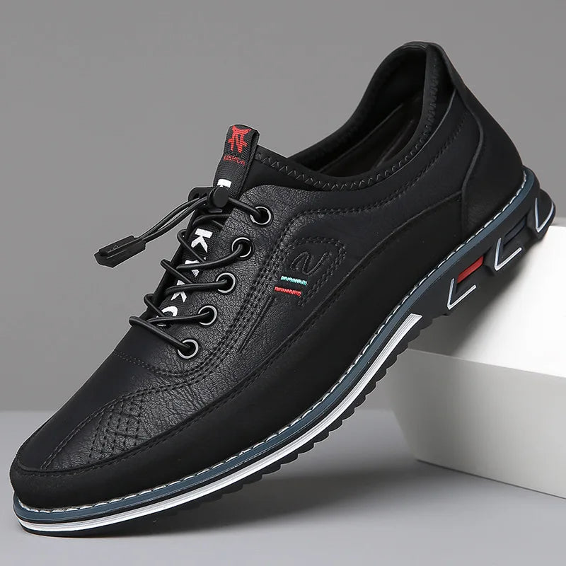 Elegante Herren-Schnürschuhe im klassischen Oxford-Stil