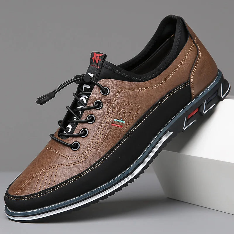 Elegante Herren-Schnürschuhe im klassischen Oxford-Stil