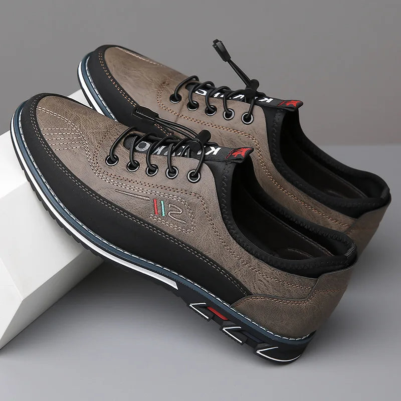 Elegante Herren-Schnürschuhe im klassischen Oxford-Stil