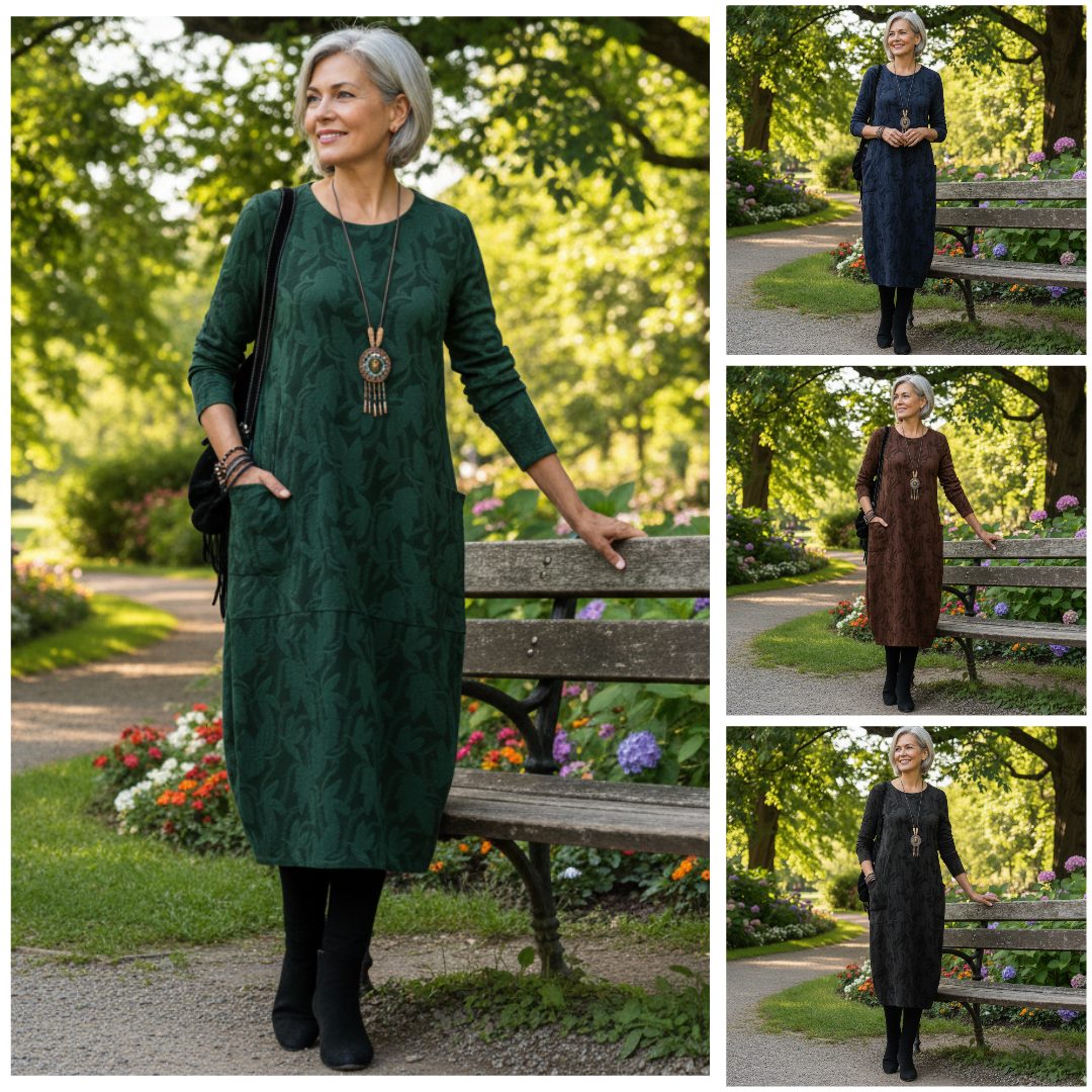 Elegantes Winterkleid – Wärme trifft Stil