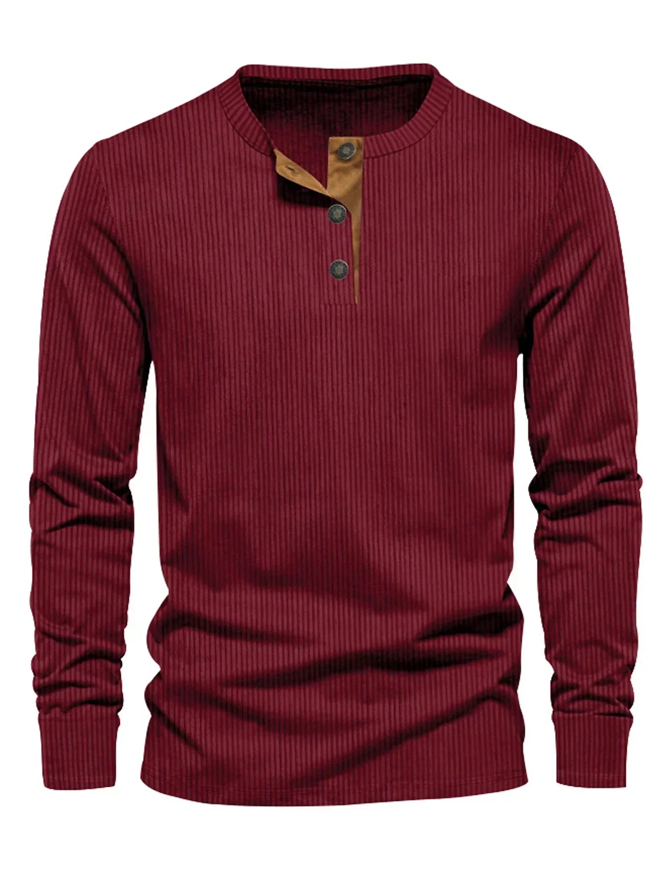 Herren Gestreiftes Langarmshirt – Klassisches Design, Modern und Bequem