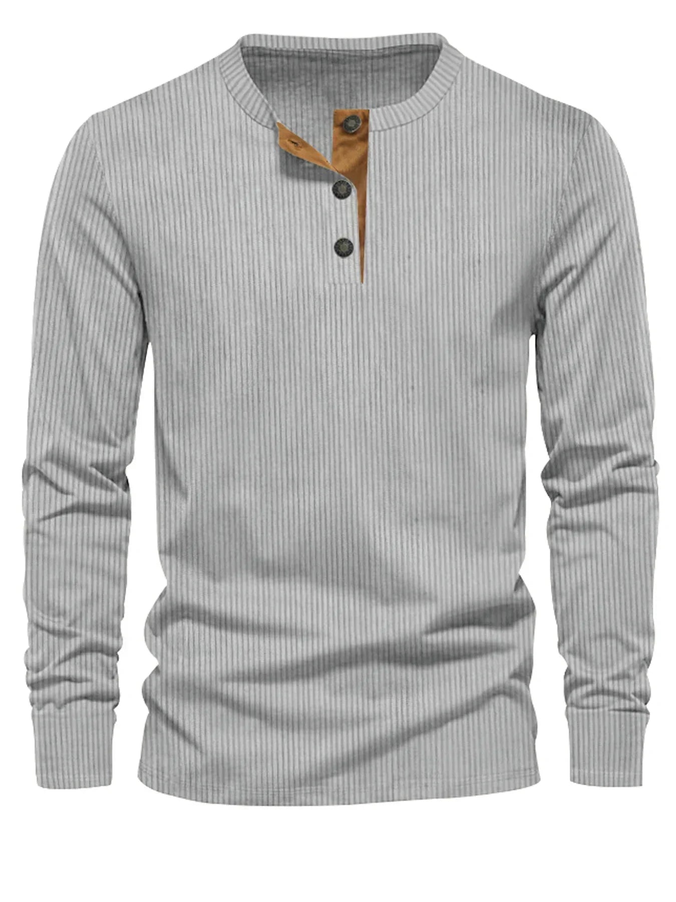 Herren Gestreiftes Langarmshirt – Klassisches Design, Modern und Bequem