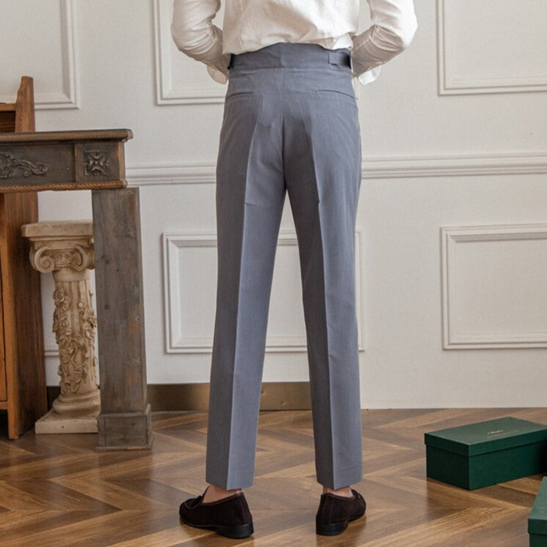 Herren Hose mit Schnalle | Hohe Taille | Bequeme Passform