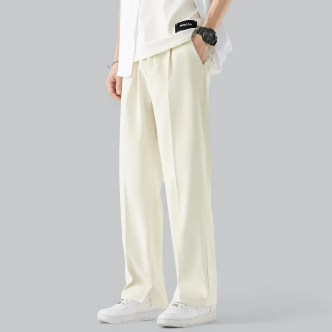 Herren Hose mit weitem Bein – Lässiger Stil und bequeme Passform