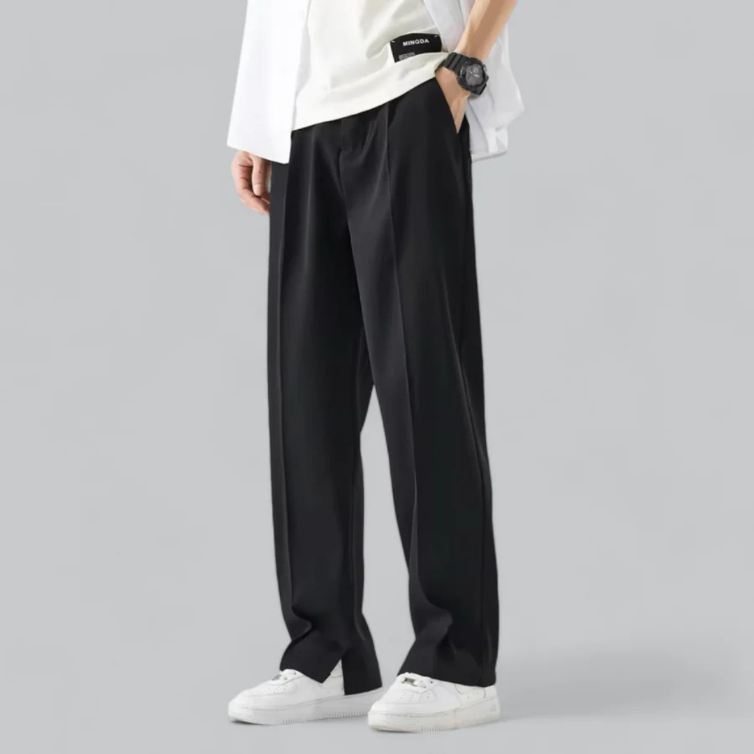 Herren Hose mit weitem Bein – Lässiger Stil und bequeme Passform