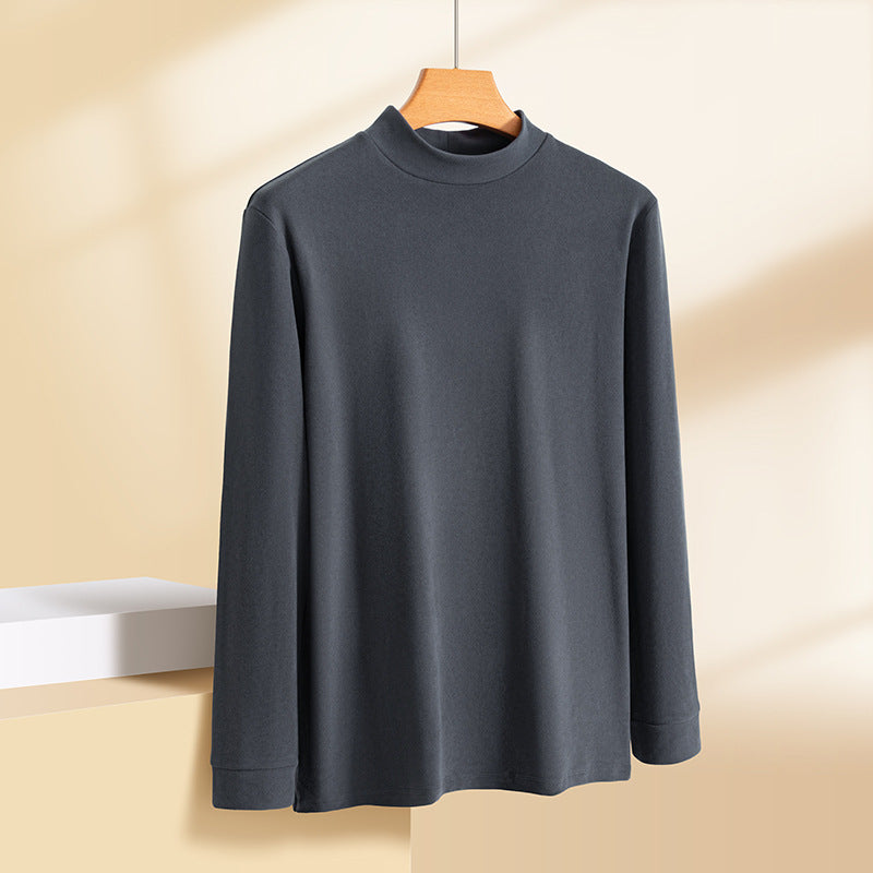 Herren Langarmshirt | Weiches Stretchmaterial, Schmale Passform, Pflegeleicht