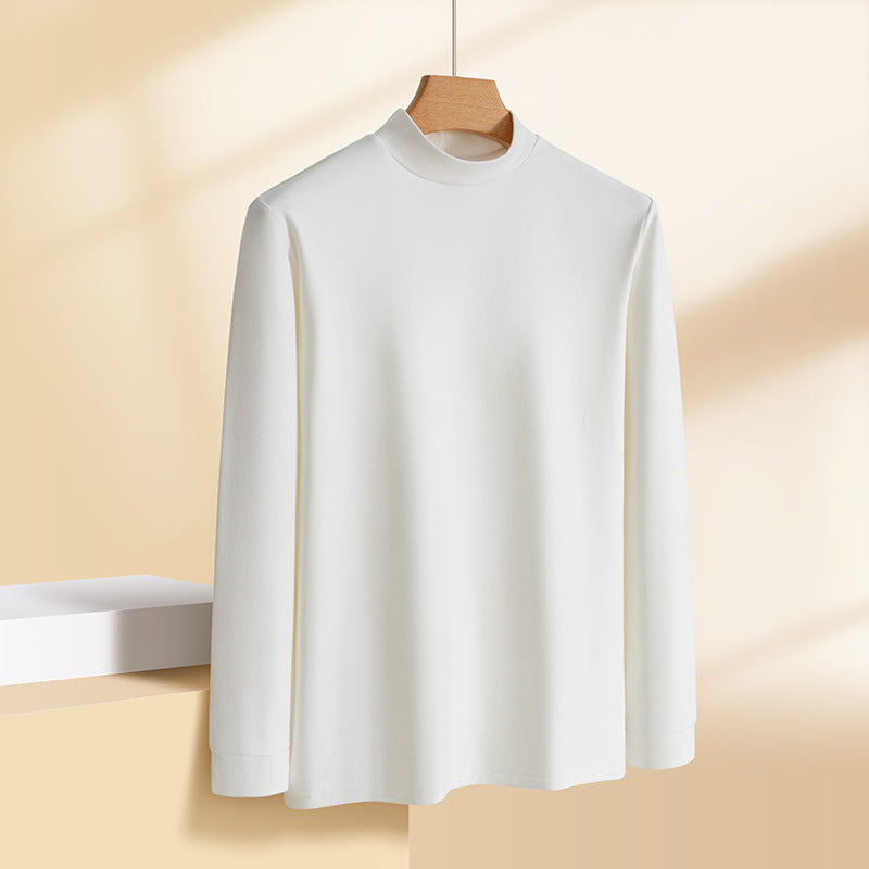 Herren Langarmshirt | Weiches Stretchmaterial, Schmale Passform, Pflegeleicht