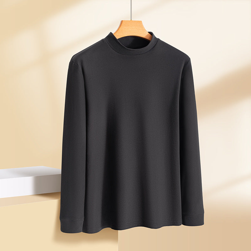 Herren Langarmshirt | Weiches Stretchmaterial, Schmale Passform, Pflegeleicht