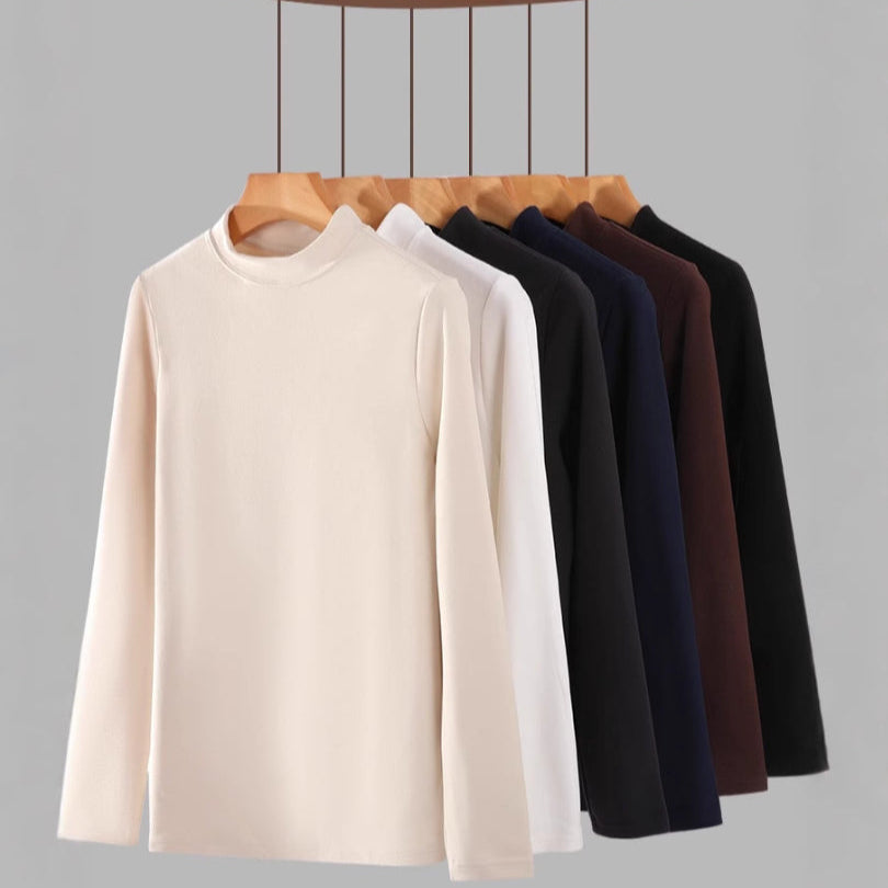 Herren Langarmshirt | Weiches Stretchmaterial, Schmale Passform, Pflegeleicht
