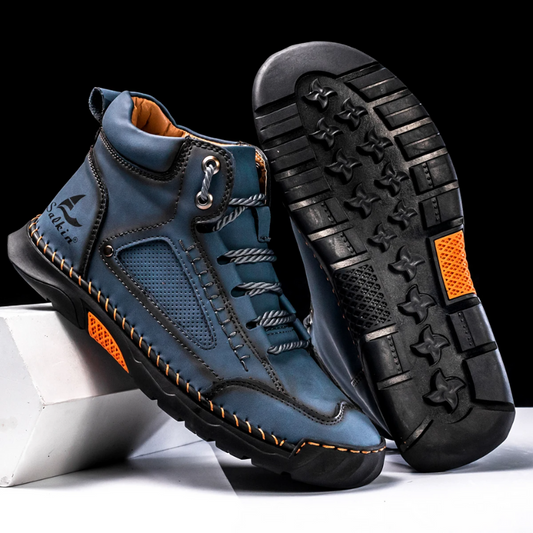 Herren Leder High-Top Schuhe | Robust & Alltagstauglich