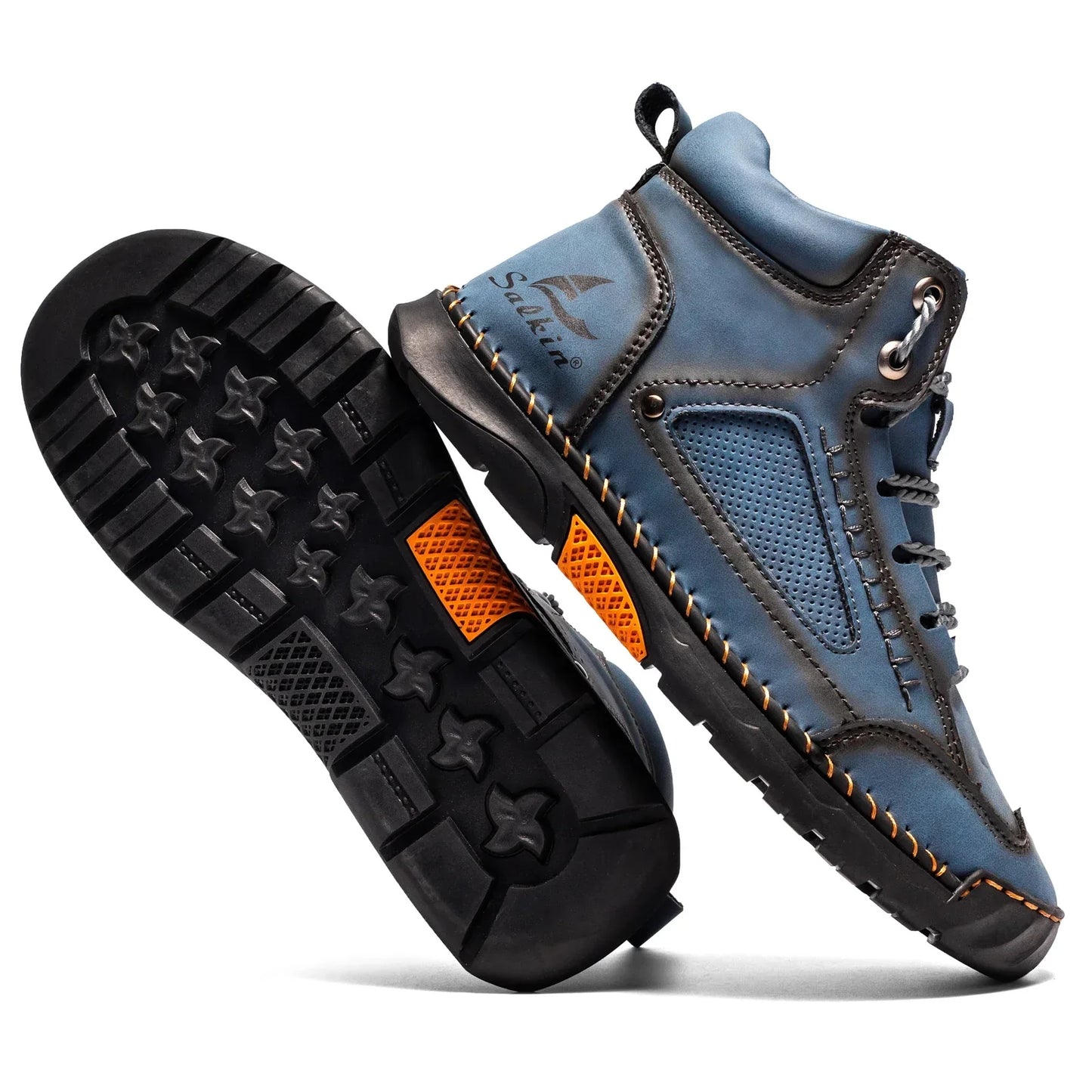 Herren Leder High-Top Schuhe | Robust & Alltagstauglich