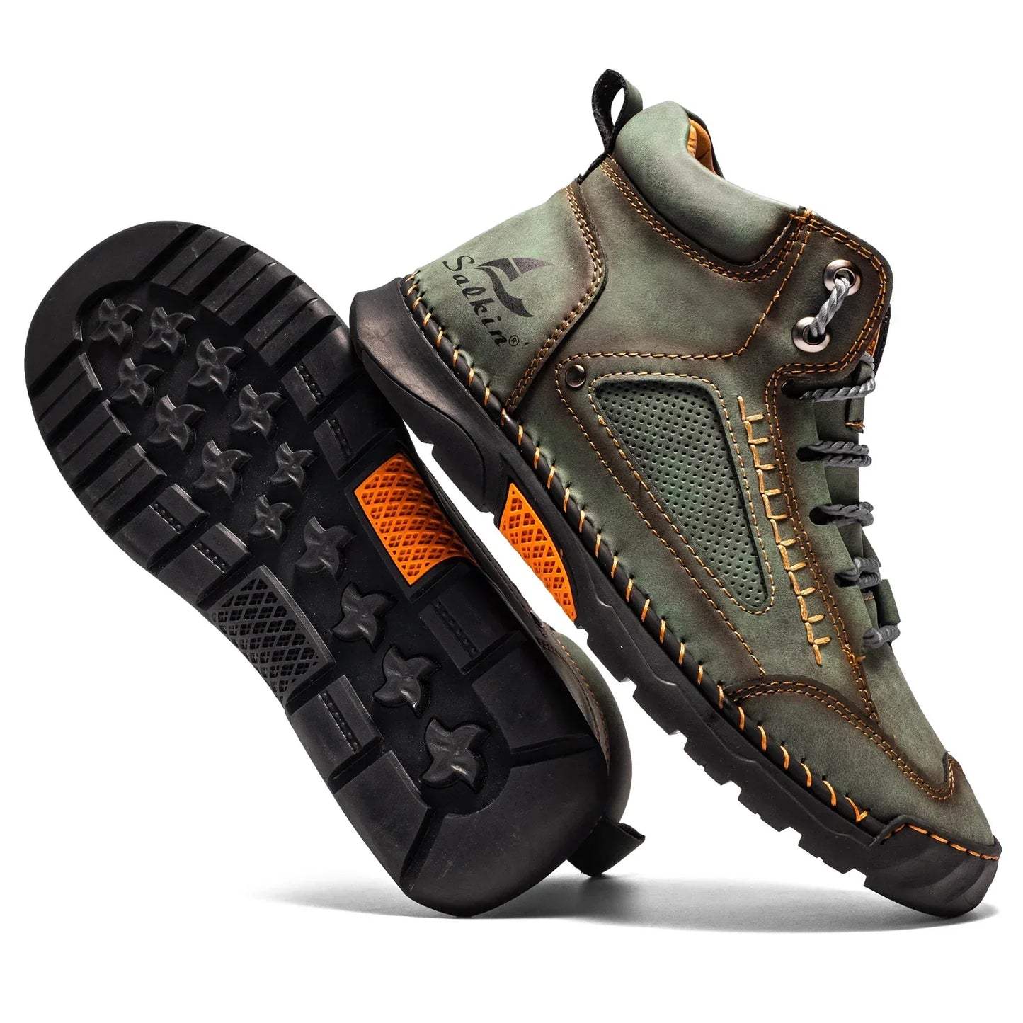 Herren Leder High-Top Schuhe | Robust & Alltagstauglich