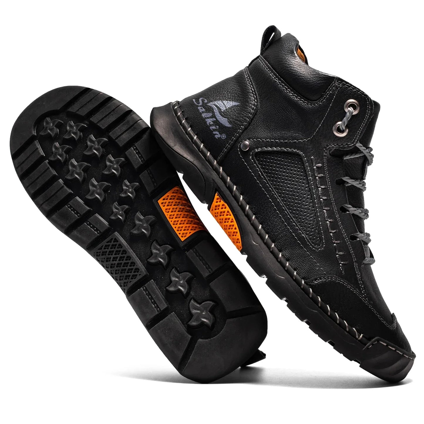 Herren Leder High-Top Schuhe | Robust & Alltagstauglich