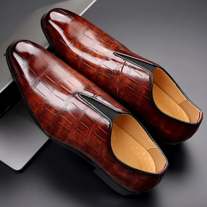 Herren Loafer | Handgefertigt, Glatte Oberfläche, Flexible Laufsohle