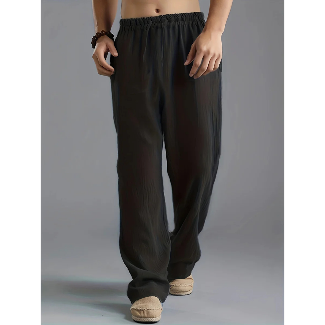 Herren Loungehose mit weiter Passform – Bequem, luftig und ideal zum Entspannen