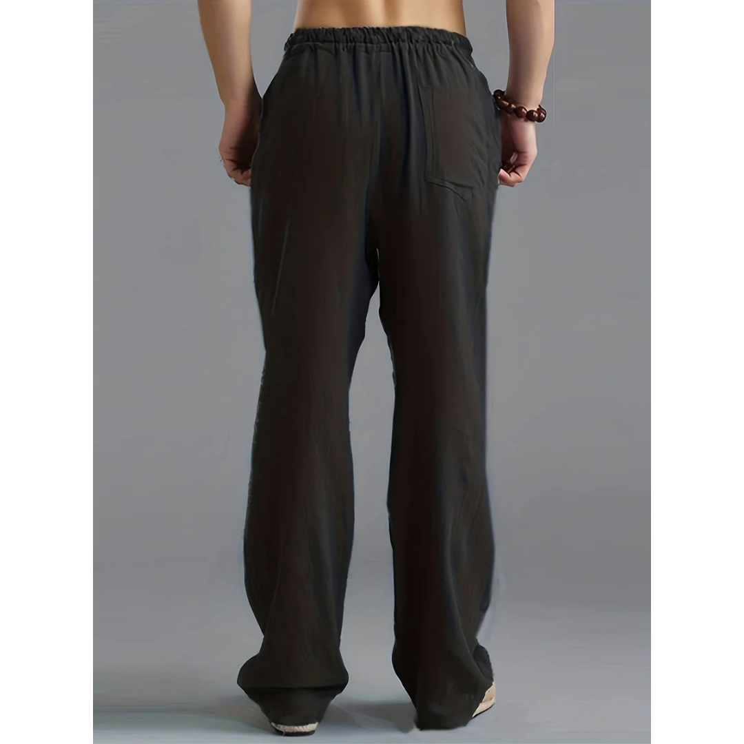 Herren Loungehose mit weiter Passform – Bequem, luftig und ideal zum Entspannen